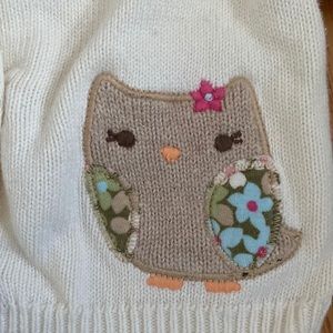 Vintage Gymboree set 6-12m owls and flowers! 3 piece outfit